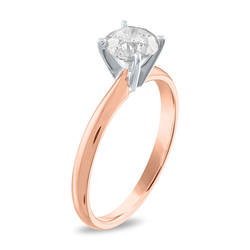 Main Image 3 of Previously Owned - 3/4 CT. Diamond Solitaire Engagement Ring in 14K Rose Gold (J/I3)
