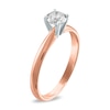 Thumbnail Image 3 of Previously Owned - 1/2 CT. Diamond Solitaire Engagement Ring in 14K Rose Gold (J/I3)