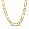 Thumbnail Image 1 of Previously Owned - Men's 7.2mm Figaro Chain Necklace in Hollow 14K Gold - 22"