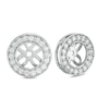 Thumbnail Image 1 of Previously Owned - 1/2 CT. T.W. Diamond Frame Earring Jackets in 10K White Gold