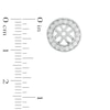 Thumbnail Image 2 of Previously Owned - 1/2 CT. T.W. Diamond Frame Earring Jackets in 10K White Gold