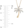 Thumbnail Image 2 of Previously Owned - 1/10 CT. T.W. Diamond Palm Tree Pendant in 10K Gold