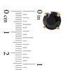 Thumbnail Image 2 of Previously Owned - 5 CT. T.W. Black Diamond Solitaire Stud Earrings in 14K Gold