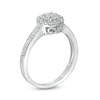 Thumbnail Image 3 of Previously Owned - 1/5 CT. T.W. Diamond Double Frame Promise Ring in Sterling Silver