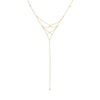 Thumbnail Image 1 of Previously Owned - LexiMazz 1/8 CT. T.W. Diamond Lariat "Y" Necklace in 14K Gold - 16"