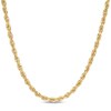 Thumbnail Image 1 of Previously Owned - 3.85mm Diamond-Cut Glitter Rope Chain Necklace in 10K Gold - 20"