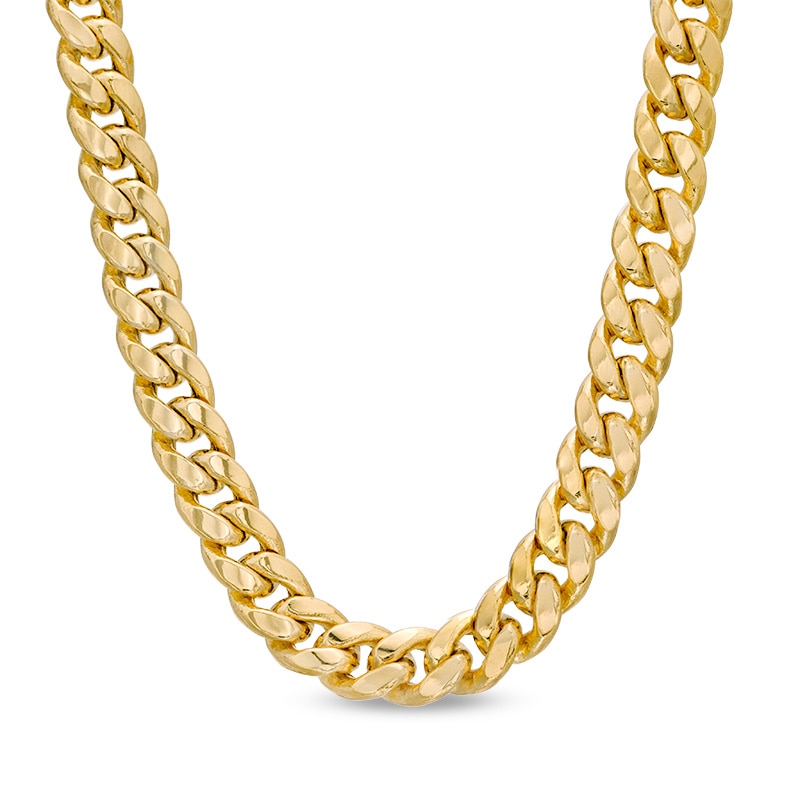 Main Image 1 of Previously Owned - Men's 3.5mm Cuban Curb Chain Necklace in 10K Gold - 22"