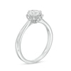 Thumbnail Image 3 of Previously Owned - Celebration Ideal 1 CT. T.W. Diamond Frame Engagement Ring in 14K White Gold