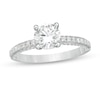 Thumbnail Image 1 of Previously Owned - Celebration Ideal 1 CT. T.W. Diamond Engagement Ring in 14K White Gold