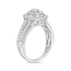 Thumbnail Image 2 of Previously Owned - 1 CT. T.W. Diamond Double Oval Frame Vintage-Style Split Shank Engagement Ring in 10K White Gold