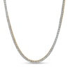 Thumbnail Image 1 of Previously Owned - Men's 3 CT. T.W. Diamond Tennis Necklace in 10K Gold - 20"