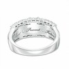 Thumbnail Image 3 of Previously Owned - 1-1/2 CT. T.W. Princess-Cut Diamond Three Stone Engagement Ring in 14K White Gold