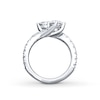Thumbnail Image 2 of Previously Owned - Ever Us® 2-1/2 CT. T.W. Two-Stone Diamond Bypass Ring in 14K White Gold