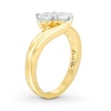 Thumbnail Image 2 of Previously Owned - Ever Us® 5/8 CT. T.W. Two-Stone Diamond Bypass Ring in 14K Gold