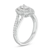 Thumbnail Image 3 of Previously Owned - Love's Destiny by Peoples 1 CT. T.W. Pear-Shaped Diamond Frame Engagement Ring in 14K White Gold