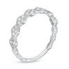 Thumbnail Image 2 of Previously Owned - 1/4 CT. T.W. Quad Diamond Vintage-Style Anniversary Band in 10K White Gold