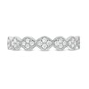 Thumbnail Image 3 of Previously Owned - 1/4 CT. T.W. Quad Diamond Vintage-Style Anniversary Band in 10K White Gold