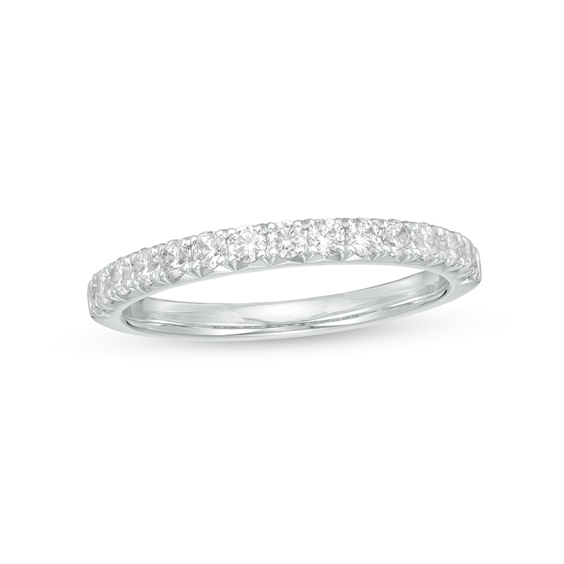 Main Image 1 of Previously Owned - 1/2 CT. T.W. Lab-Grown Diamond Band in 14K White Gold (F/VS2)