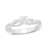 Thumbnail Image 1 of Previously Owned - 1 CT. T.W. Diamond Twist Engagement Ring in 14K White Gold