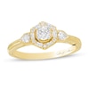 Thumbnail Image 1 of Previously Owned - Marilyn Monroe™ Collection 1/2 CT. T.W. Diamond Hexagon Frame Art Deco Engagement Ring in 14K Gold