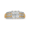 Thumbnail Image 4 of Previously Owned - 2 CT. T.W. Quad Princess-Cut Diamond Engagement Ring in 10K Gold