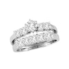 Thumbnail Image 1 of Previously Owned - 1-1/2 CT. T.W. Diamond Bridal Set in 14K White Gold