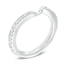 Thumbnail Image 2 of Previously Owned - Ever Us® 1/3 CT. T.W. Diamond Contour Band in 14K White Gold