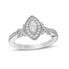 Thumbnail Image 1 of Previously Owned - Marilyn Monroe™ Collection 1/2 CT. T.W. Marquise Diamond Frame Twist Shank Ring in 14K White Gold
