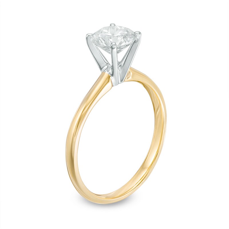 Main Image 2 of Previously Owned 1 CT. Diamond Solitaire Engagement Ring in 10K Gold (K/I3)