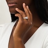 Thumbnail Image 2 of Previously Owned 2 CT. T.W. Emerald-Cut Diamond Past Present Future® Split Shank Engagement Ring in 14K White Gold