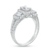 Thumbnail Image 3 of Previously Owned 2 CT. T.W. Emerald-Cut Diamond Past Present Future® Split Shank Engagement Ring in 14K White Gold