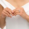 Thumbnail Image 3 of Previously Owned Marilyn Monroe™ Collection 3/4 CT. T.W. Marquise Diamond Art Deco Engagement Ring in 14K White Gold