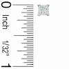 Thumbnail Image 2 of Previously Owned 3/4 CT. T.W. Princess-Cut Diamond Solitaire Stud Earrings in 14K White Gold