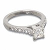 Thumbnail Image 3 of Previously Owned - 1 CT. T.W.  Colourless Princess-Cut Diamond Solitaire Engagement Ring in 18K White Gold