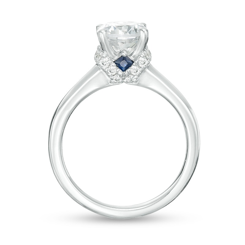 Main Image 3 of Previously Owned - Vera Wang Love Collection 1-5/8 CT. T.W.  Diamond Engagement Ring in 14K White Gold (I/SI2)