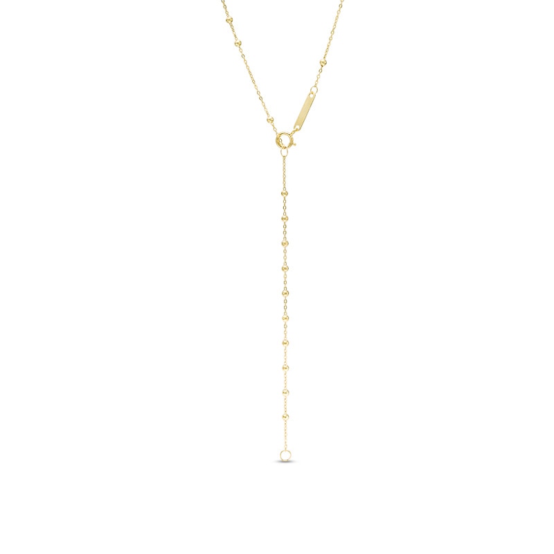 Main Image 3 of Previously Owned - Ladies' Beaded Rosary Necklace in 10K Gold - 18"