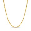 Thumbnail Image 1 of Previously Owned - 2.4mm Diamond-Cut Glitter Rope Chain Necklace in 10K Gold - 20"