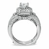 Thumbnail Image 1 of Previously Owned - 1-5/8 CT. T.W. Diamond Frame Multi-Row Ring in 14K White Gold