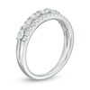 Thumbnail Image 3 of Previously Owned - 1/2 CT. T.W. Oval and Round Diamond Double Row Band in 14K White Gold