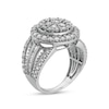 Thumbnail Image 3 of Previously Owned - 2 CT. T.W. Composite Diamond Split Shank Ring in 10K White Gold