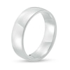 Thumbnail Image 3 of Previously Owned - 6.5mm Euro Wedding Band in 14K White Gold