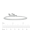 Thumbnail Image 3 of Previously Owned - 1 CT. T.W. Lab-Grown Diamond Tennis Bolo Bracelet in 14K White Gold (F/SI2) - 9.0"