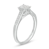 Thumbnail Image 3 of Previously Owned - 1/4 CT. T.W. Princess-Cut Multi-Diamond Promise Ring in 10K White Gold