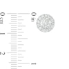 Thumbnail Image 3 of Previously Owned - 2 CT. T.W. Diamond Frame Stud Earrings in 14K White Gold (I/SI2)