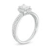 Thumbnail Image 3 of Previously Owned - 3/4 CT. T.W. Emerald-Cut Frame Split Shank Engagement Ring in 14K White Gold (I/I1)