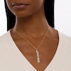 Thumbnail Image 2 of Previously Owned - Serena Williams Jewelry  1/3 CT. T.W. Diamond Vertical Drop "LOVED" Pendant in 10K Gold