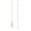Thumbnail Image 3 of Previously Owned - Serena Williams Jewelry 1/5 CT. T.W. Diamond Heart "loved" Pendant in 10K Gold