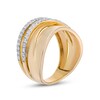 Thumbnail Image 3 of Previously Owned - 3/8 CT. T.W Diamond Crossover Ring in 10K Gold