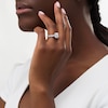 Thumbnail Image 2 of Previously Owned - Vera Wang Love Collection 1 CT. T.W. Princess-Cut Diamond Frame Engagement Ring in 14K White Gold
