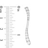 Thumbnail Image 3 of Previously Owned - 1 CT. T.W. Journey Diamond Linear Wave Drop Earrings in 10K White Gold